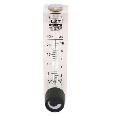 Rotameter σωλήνων γυαλιού σειράς LZT ακρυλικός υγρός μετρητής ροής του νερού για βιομηχανικό