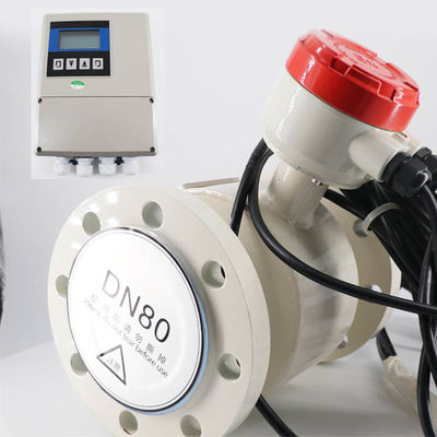 Dn1600 ηλεκτρομαγνητικός μετρητής ροής λυμάτων νερού εισαγωγής 2 άνθρακας ίντσας 4800e